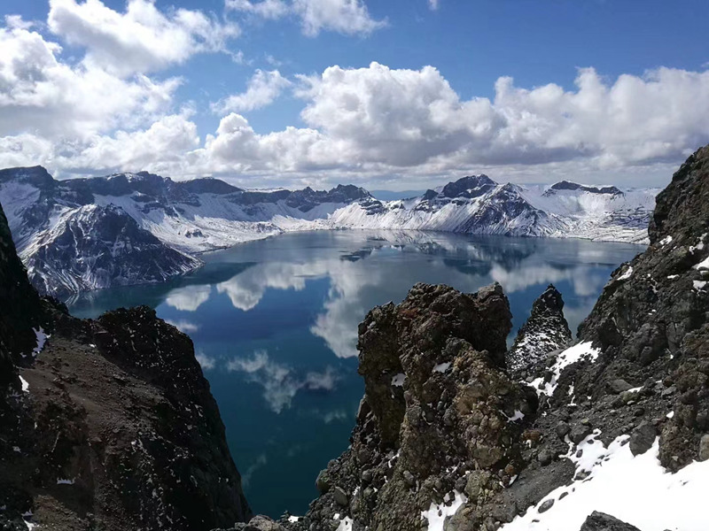 長白山天池美景。（資料照片）人民網李洋攝
