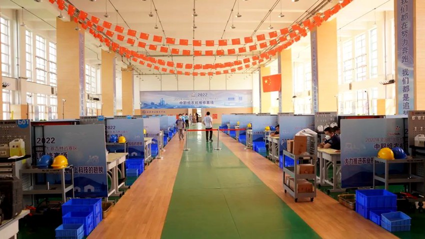 比賽場(chǎng)地。(長(zhǎng)春職業(yè)技術(shù)學(xué)校供圖)