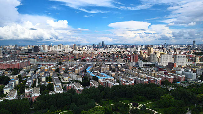 “長春藍”持續在線。人民網 李成偉攝