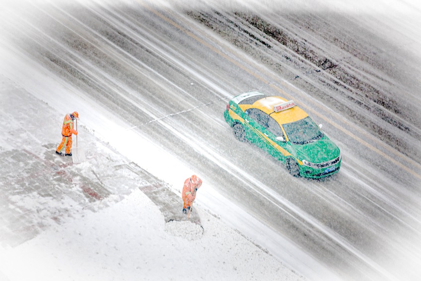 《最美戶外勞動者》。孫秀海 攝