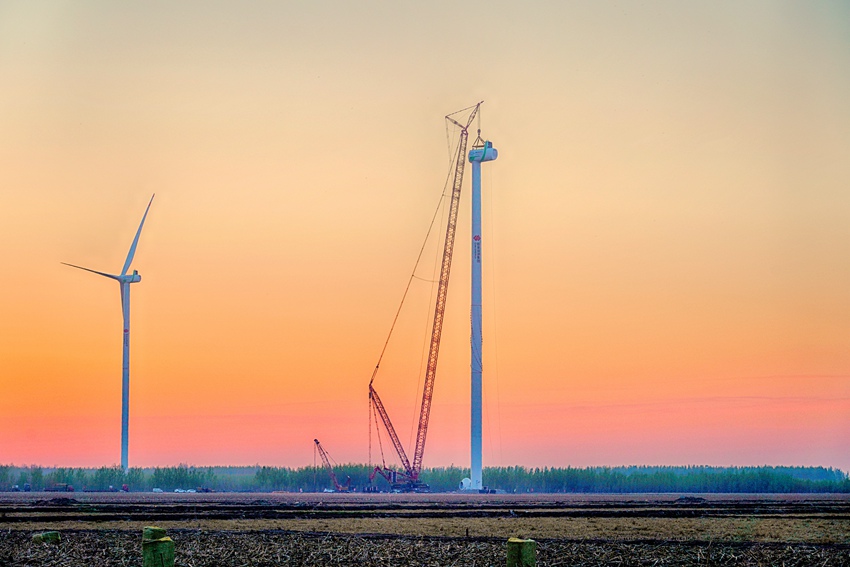 《雙遼那木風(fēng)電》。蘇昊 攝