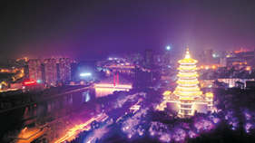 亮化照明讓城市“越夜越美”