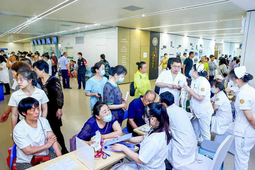 第二屆“治未病”三伏養生節活動現場。(王振東 攝)