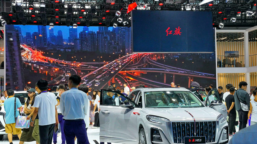 第20屆長春汽車博覽會(huì)今日啟幕。人民網(wǎng)記者李洋攝