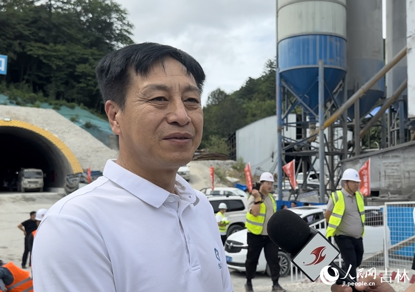 吉高集團派駐蒲煙高速公路項目副指揮長王威。實習(xí)生 尹嘉怡攝