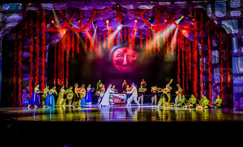 歌舞劇《長白山阿里郎》。（資料圖片。安圖縣文化館供圖）