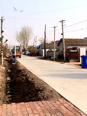 大青咀鎮(zhèn)整修道路沿線