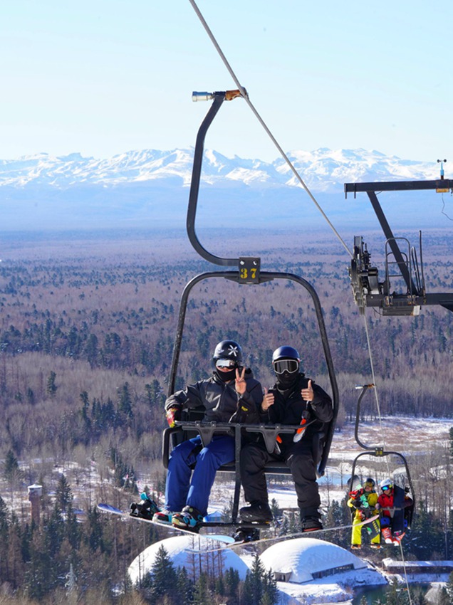 長白山和平滑雪場。人民網記者 李洋攝（資料圖片）