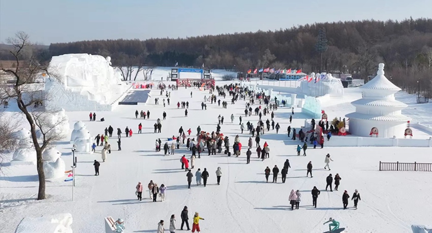 吉林長春凈月潭景區。（供圖）
