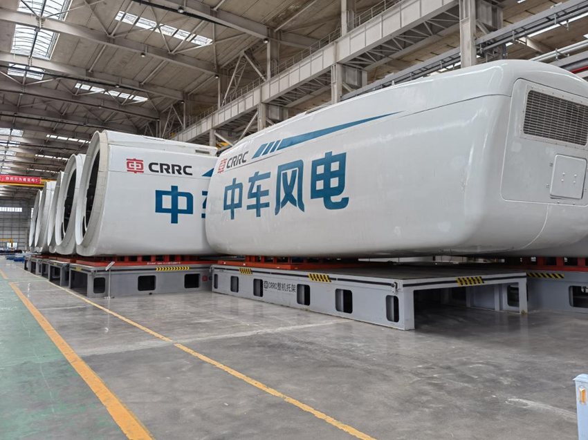 吉林中車風電裝備有限公司車間。人民網記者 馬俊華攝（資料圖片）