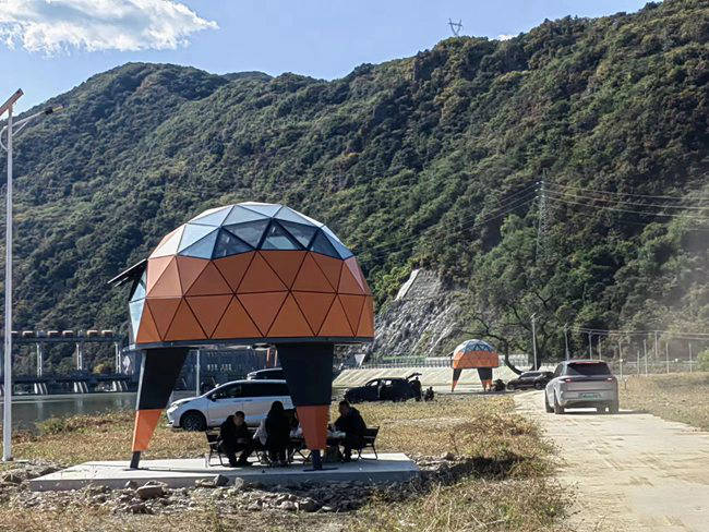 集安市鄉(xiāng)村振興示范區(qū)一景。