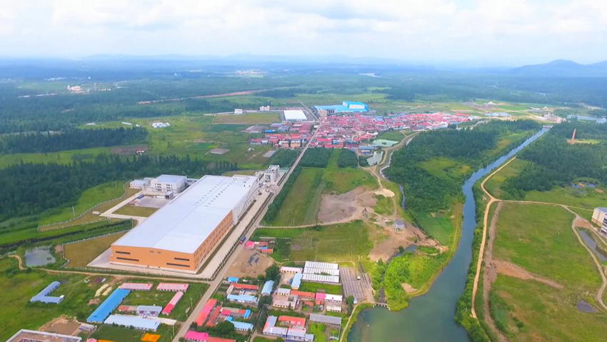 安圖長白山天然礦泉水產業園區。(安圖縣委宣傳部供圖)