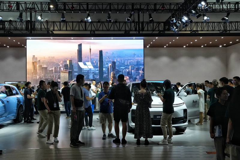 第21屆長春國際汽車博覽會現(xiàn)場。人民網(wǎng)記者 李洋攝