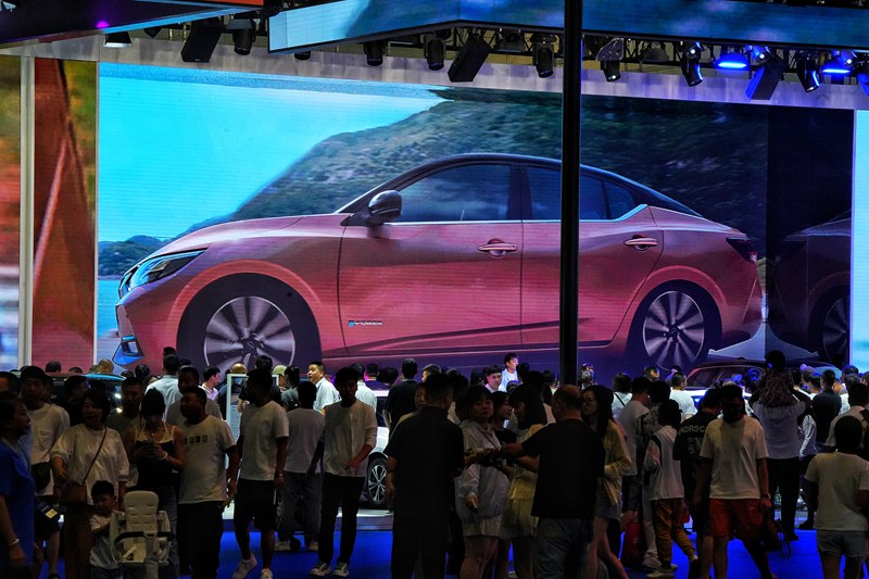 第21屆長春國際汽車博覽會現(xiàn)場。人民網(wǎng)記者 李洋攝