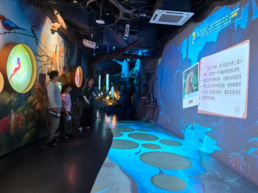 小朋友邊“做任務(wù)”，邊學(xué)知識。人民網(wǎng)記者 王海躍攝