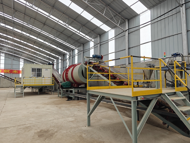 育苗基質生產線。