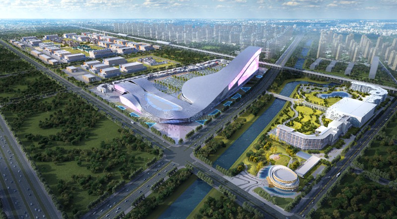 長春國際影都規劃效果圖。凈月高新區供圖