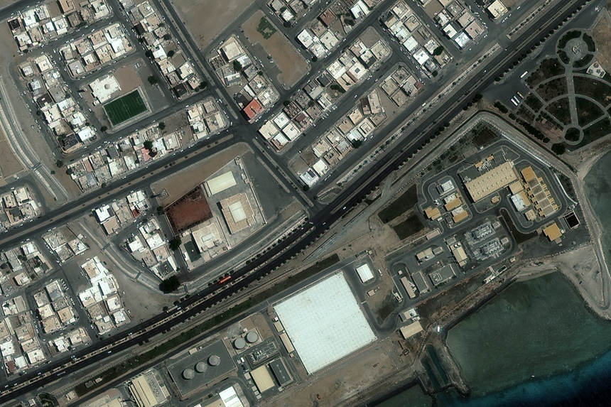 吉林一號(hào)寬幅02B03星發(fā)射當(dāng)天獲取的圖像。長光衛(wèi)星供圖