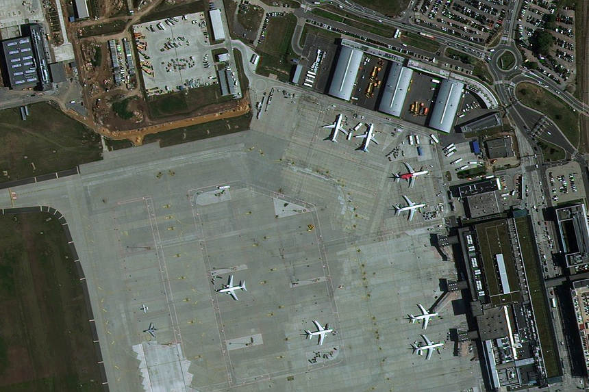 吉林一號寬幅02B06星發射當天獲取的圖像。長光衛星供圖