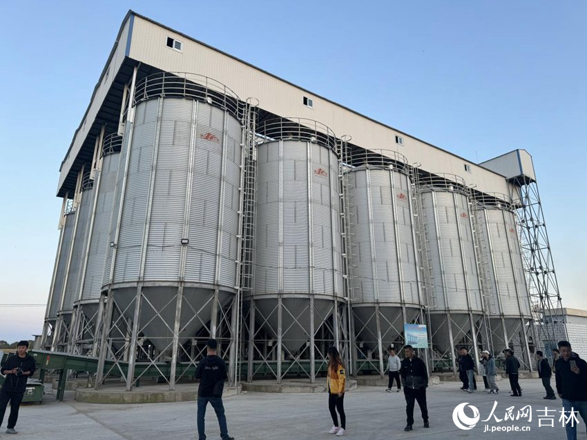 可儲存3000噸種子的玉米倉儲庫。人民網記者 李思玥攝