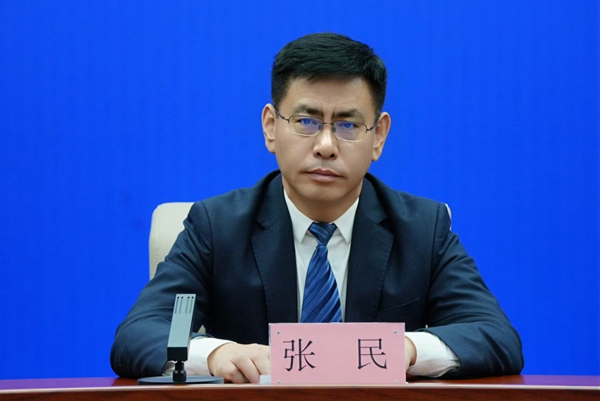 長春蓮花山生態(tài)旅游度假區(qū)管委會(huì)副主任張民。(長春市委宣傳部供圖)