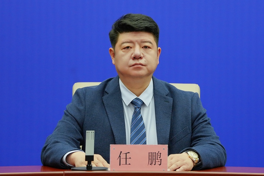 長春冰雪新天地總經理任鵬。（長春市委宣傳部供圖）