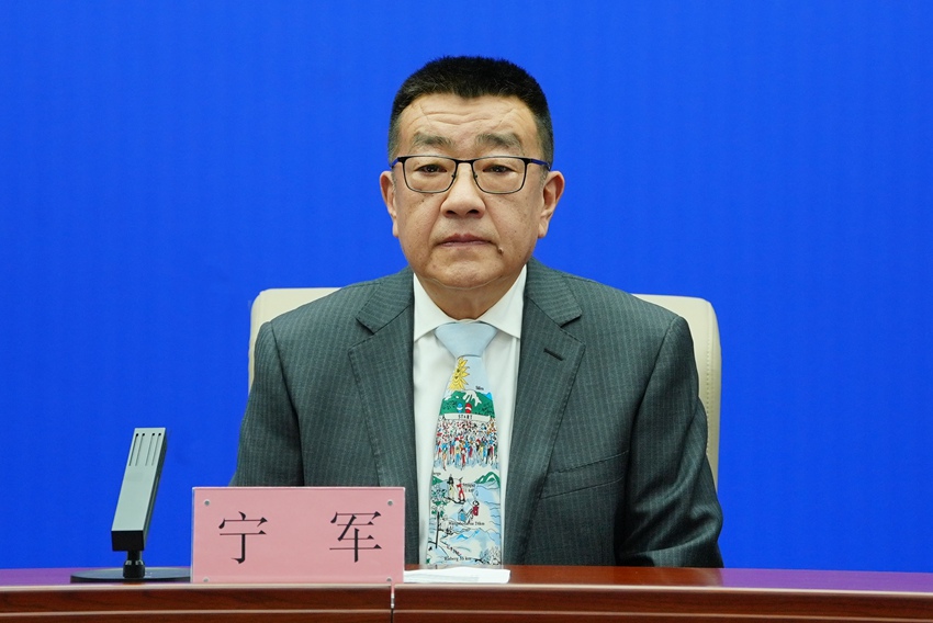 長春諾迪維瓦薩管理服務有限公司副總經(jīng)理寧軍。(長春市委宣傳部供圖)