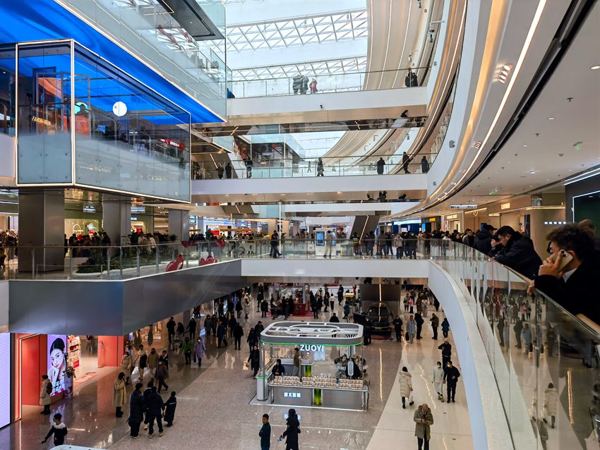 長(zhǎng)春寬城區(qū)上海路萬(wàn)達(dá)廣場(chǎng)。長(zhǎng)春寬城區(qū)委宣傳部供圖