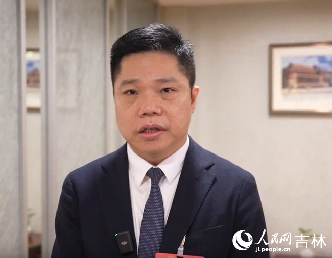 長春市人大代表、吉林省閩商總商會會長鄭國全。人民網記者 李成偉攝