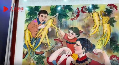 九臺(tái)農(nóng)民畫里豐年正濃  