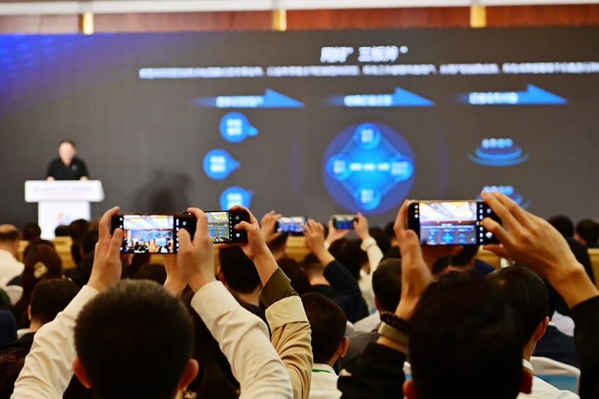 與會嘉賓、學者紛紛用手機拍照記錄