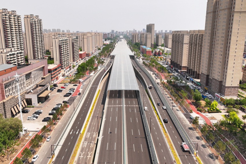 長春南四環路項目提前154天完工。