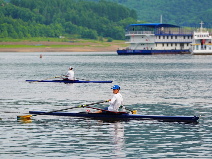 松花江水上旅游項目。人民網記者 李洋攝