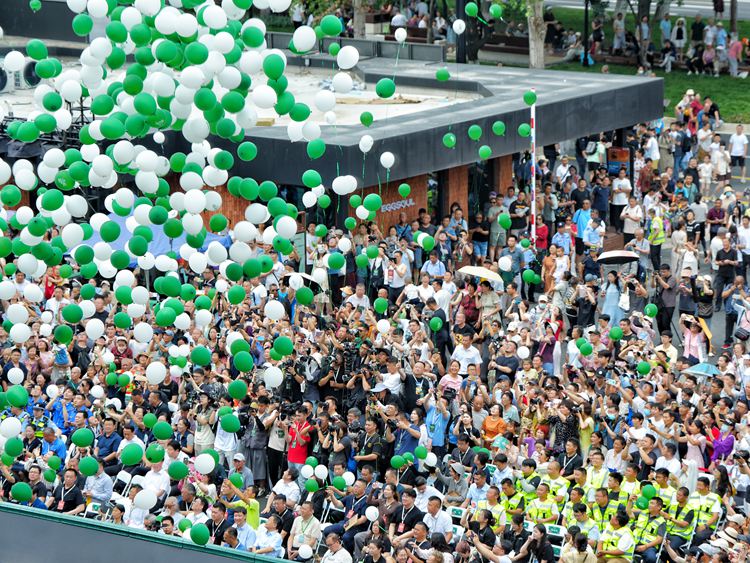 展館開館吸引了大批游客前來打卡。人民網記者 李洋攝