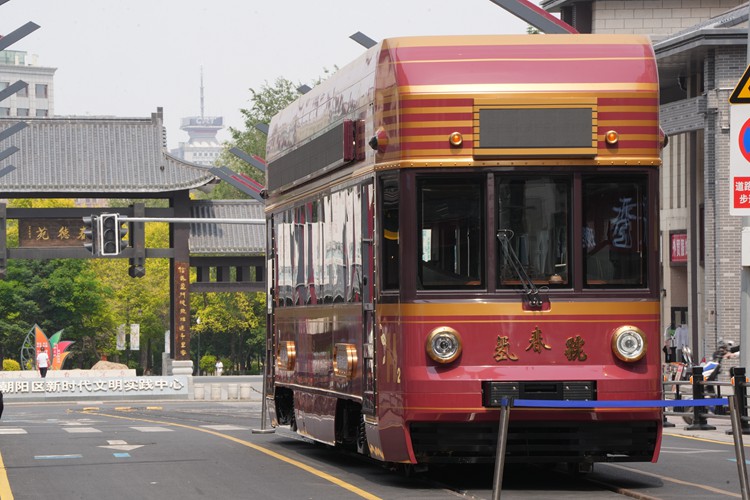 長春“氫春號”氫能源文旅列車。人民網記者 李洋攝