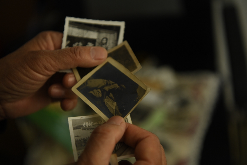 抗戰老兵韓景俊回憶自己崢嶸歲月。