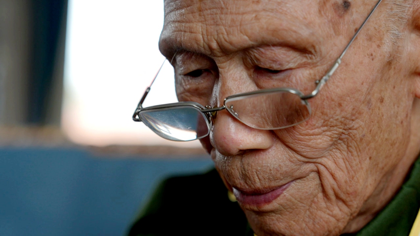 抗戰老兵鄭清明。