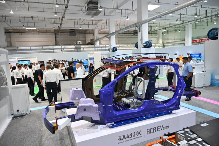 中國一汽第七屆供應鏈創新科技展現場。中國一汽供圖