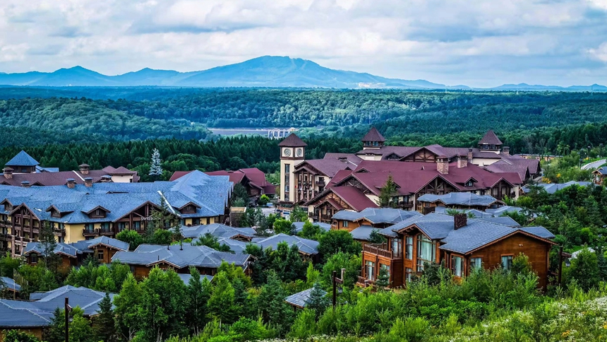 長白山華美勝地度假區(qū)。白山市委宣傳部供圖