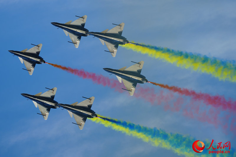 空中表演。人民網記者 李洋攝