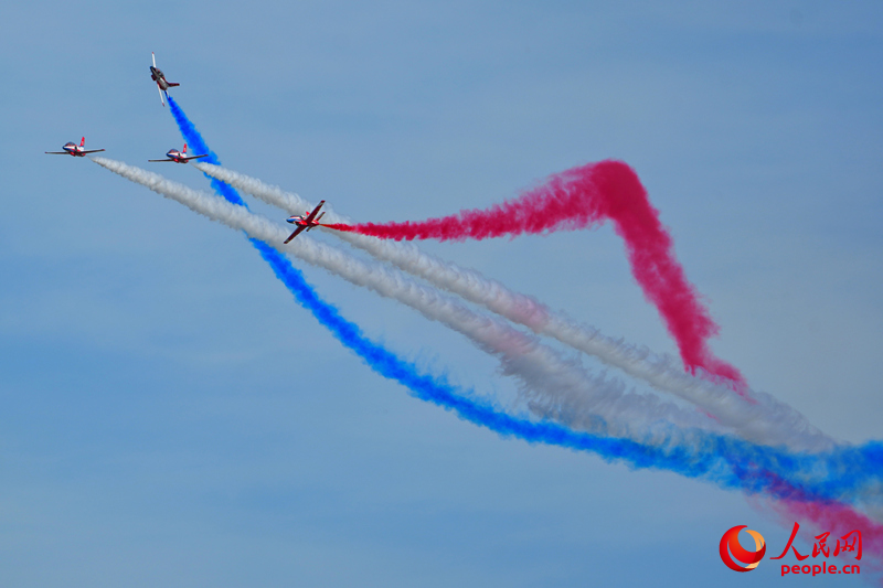 飛行表演。人民網記者 李洋攝
