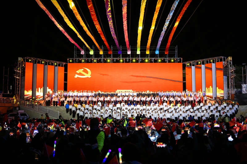 圖們市文化旅游節表演。(圖們市委宣傳部供圖)