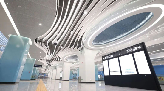 霧開河大街站。圖片來源:長春軌道交通集團(tuán)微信公眾號(hào)