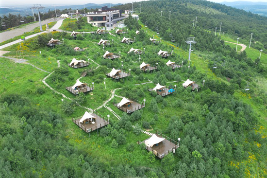 林間露營勝地。