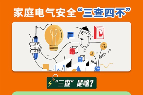 家庭電氣安全“三查四不”