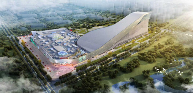 萬達茂建設效果圖。 圖片來源:上海寶冶集團有限公司