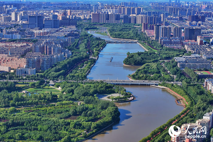 長春伊通河景觀。人民網(wǎng)記者 李洋攝