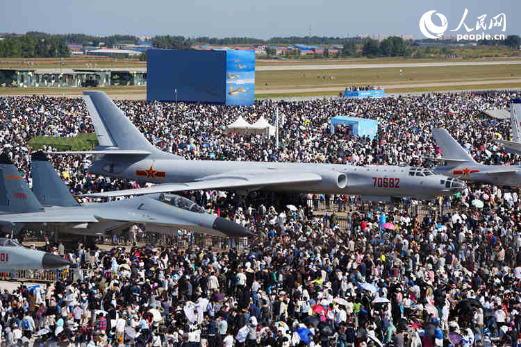 2025年空軍航空開放活動暨長春航空展現場。人民網記者 李洋攝