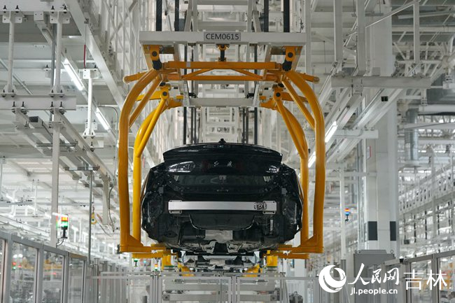 中國一汽紅旗繁榮廠區。人民網記者 李洋攝