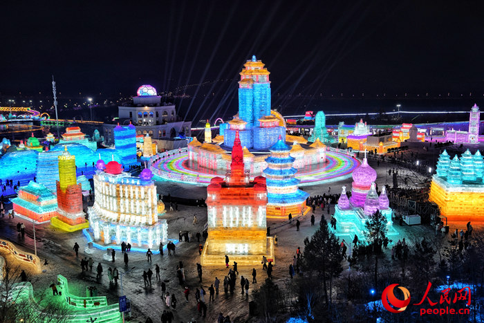 長春冰雪新天地景區。人民網記者 李洋攝